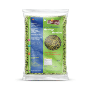 Bhojana - Moringa noodles | No Maida, Not Fried, No MSG, No Preservatives | Goodness of Moringa & Minor Millet | Rich in Vit B & anti-oxidants | 180gram