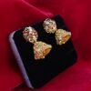 Elegant Impon Daily Wear Jhumka Earrings for Women | Ethnic Wedding & Casual Wear Jewellery | Gold Plated Imitation Earring