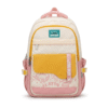 Stylish School Backpack for Girls & Students | Large Capacity Waterproof Travel Bag | Durable Fabric | Soft Handle & Smooth Zip Closure