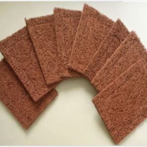 Natural Coconut Coir Scrub Pad | Eco-Friendly Coconut Fibre Cleaning Scrubber for Kitchen & Household Cleaning
