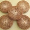 Natural Coconut Coir Round Dish Scrubber | Eco-Friendly Biodegradable Coconut Fibre Cleaning Pad