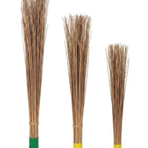 Premium Natural Coconut Leaf Broom | Eco-Friendly Handmade Stick Broom | Indoor & Outdoor Cleaning